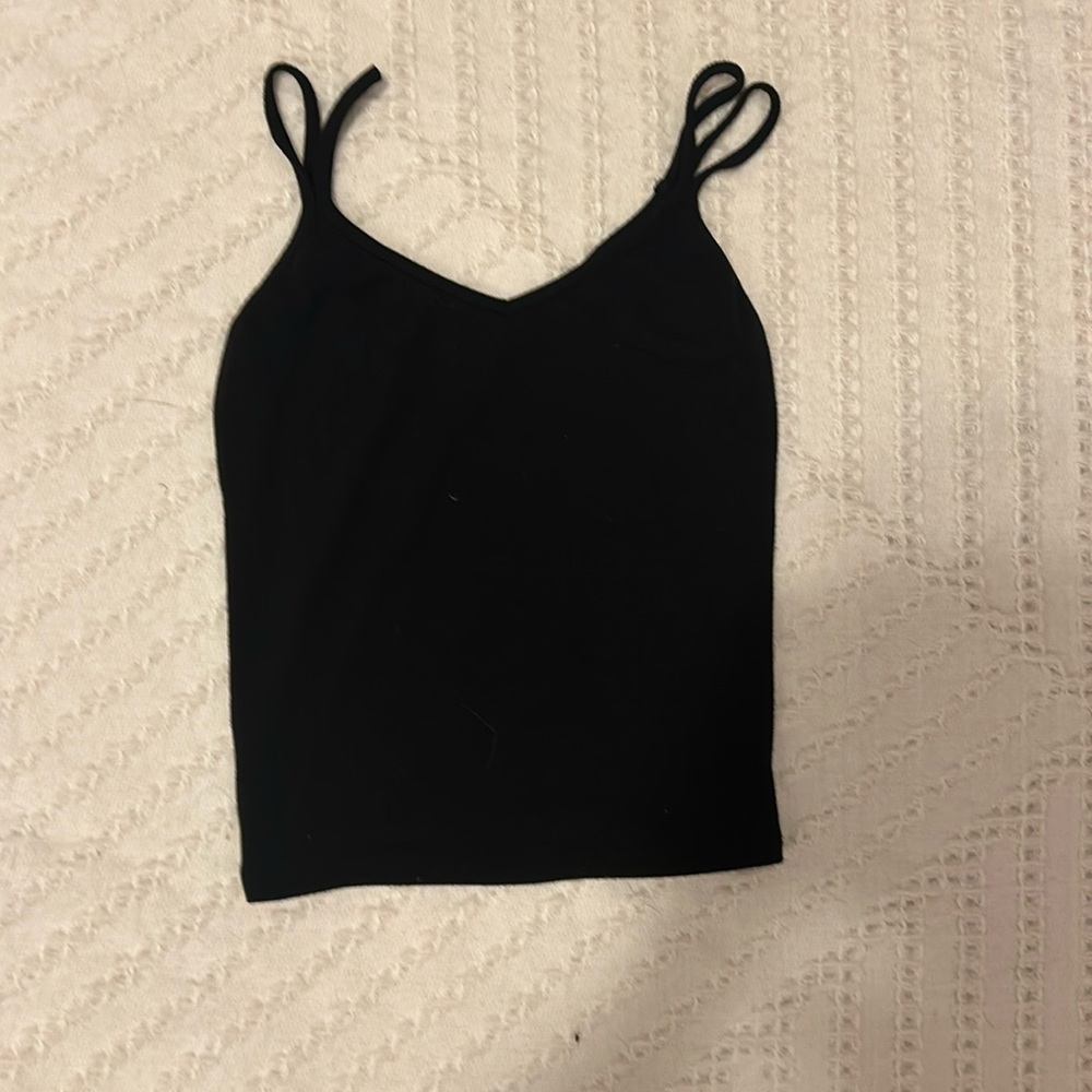Black crop stop size small